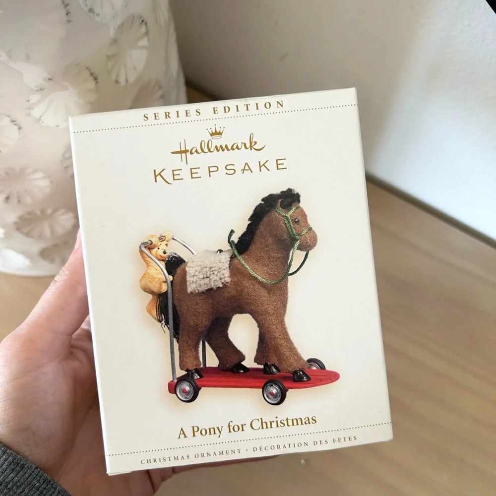 2006 Hallmark Keepsake A Pony For Christmas Ornament